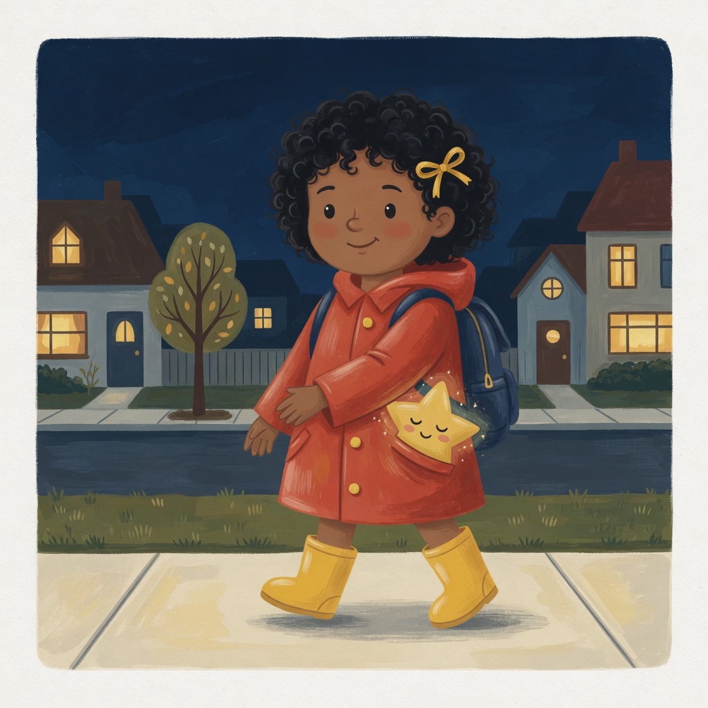 Sample page: walking with the star in a pocket